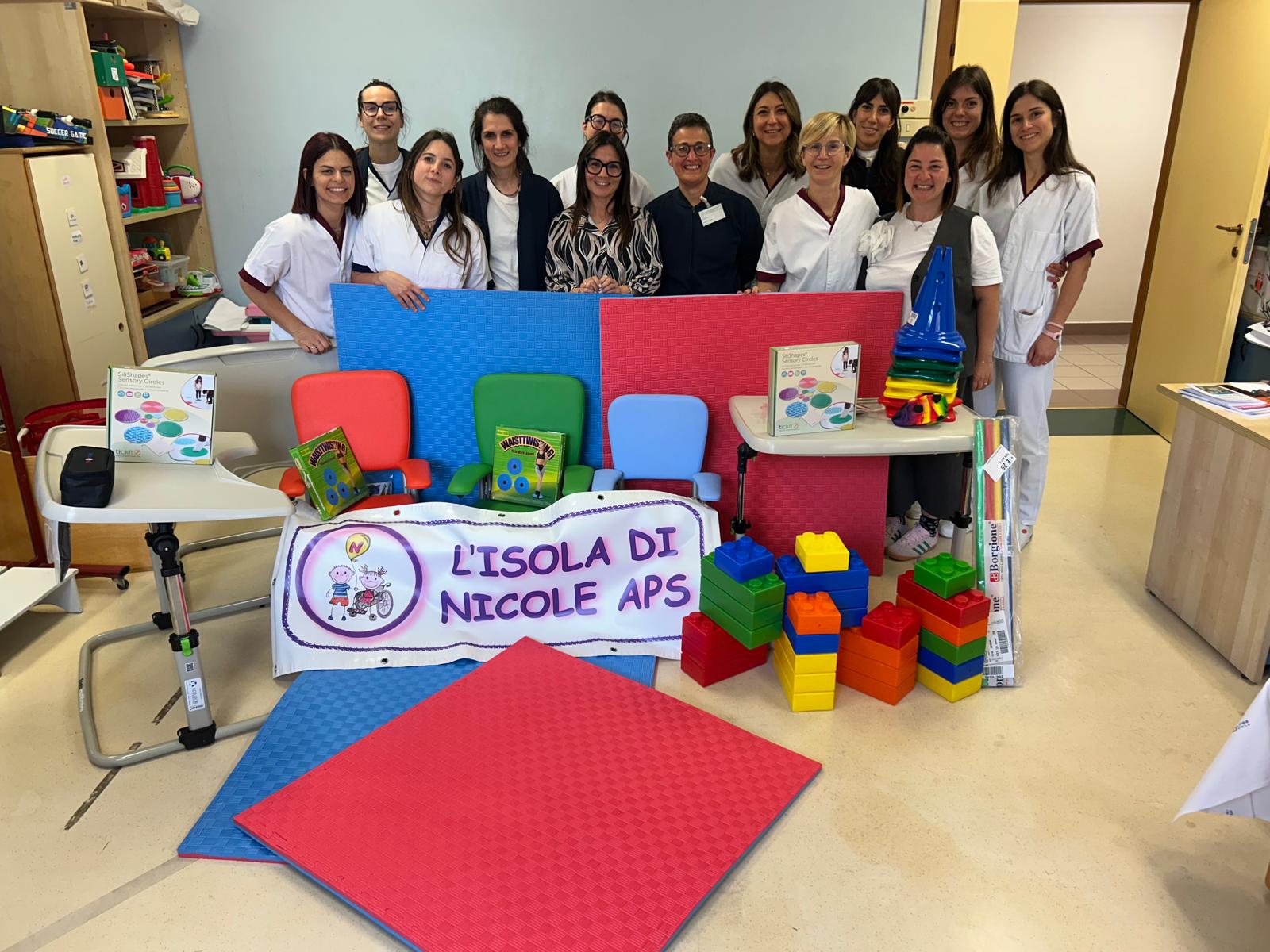donazione isola di Nicole neuropsichiatria