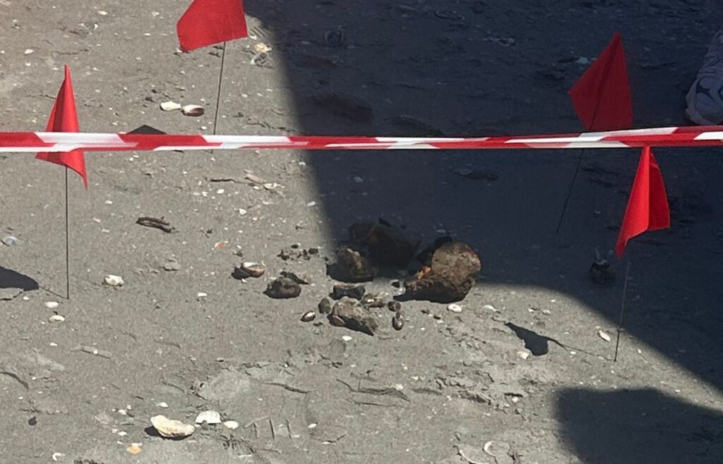 proiettili spiaggia Cervia