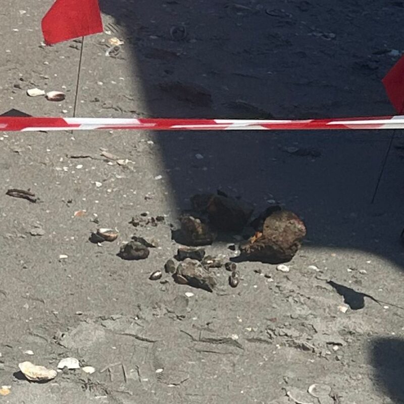 proiettili spiaggia Cervia