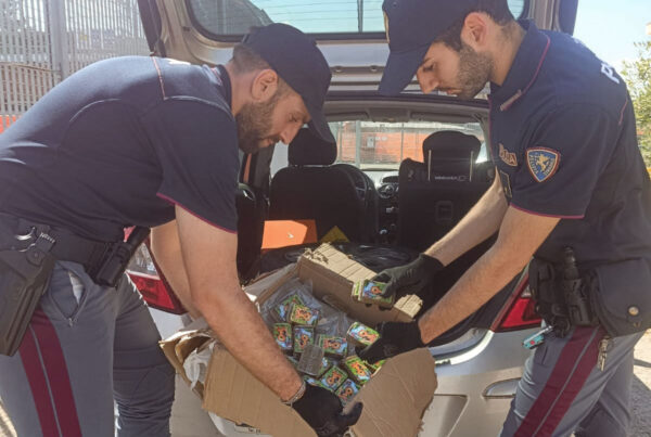 hashis in autostrada A14 polizia
