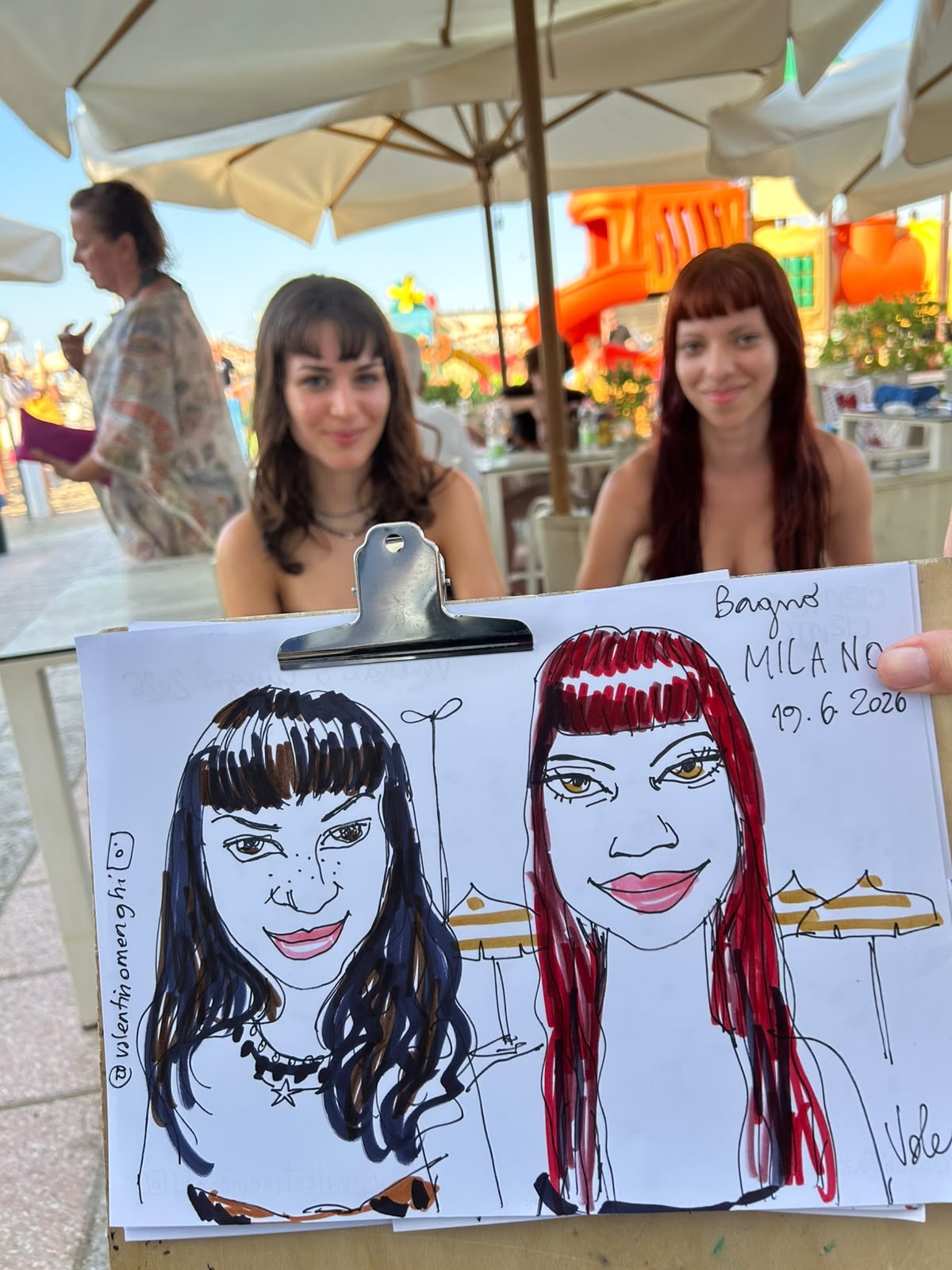 Valentino Menghi- caricature