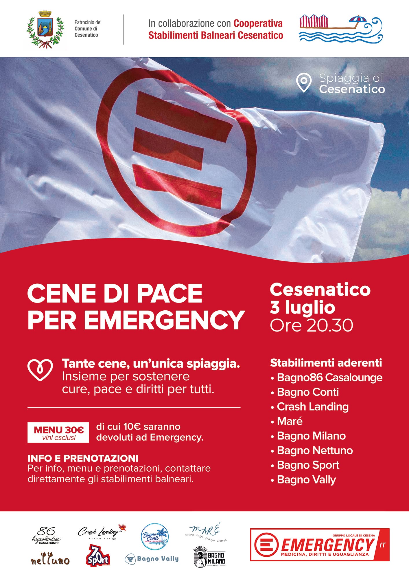 emergency cena solidale