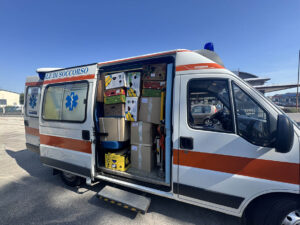 ambulanza per Leopoldi ucraina donazione