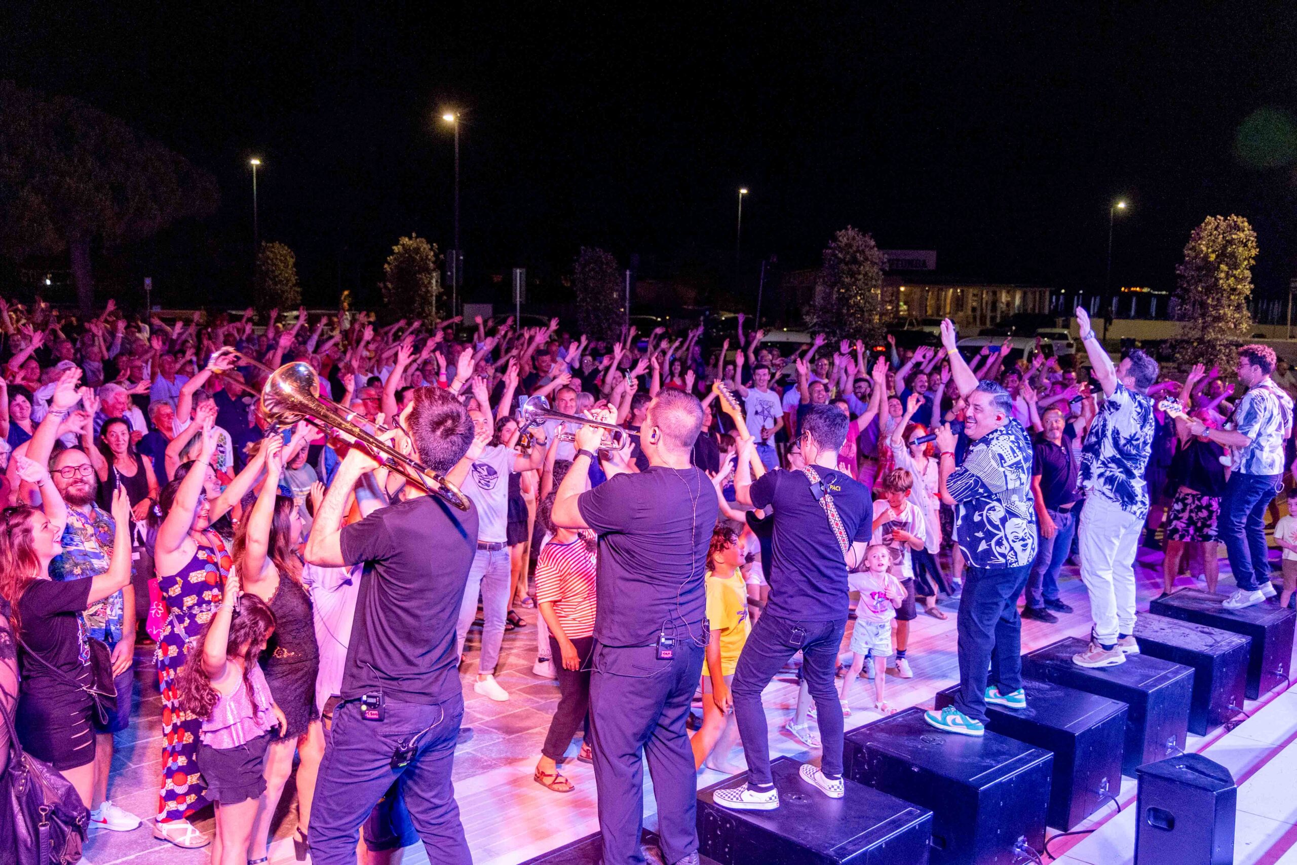 Lido Adriano, notte Rosa