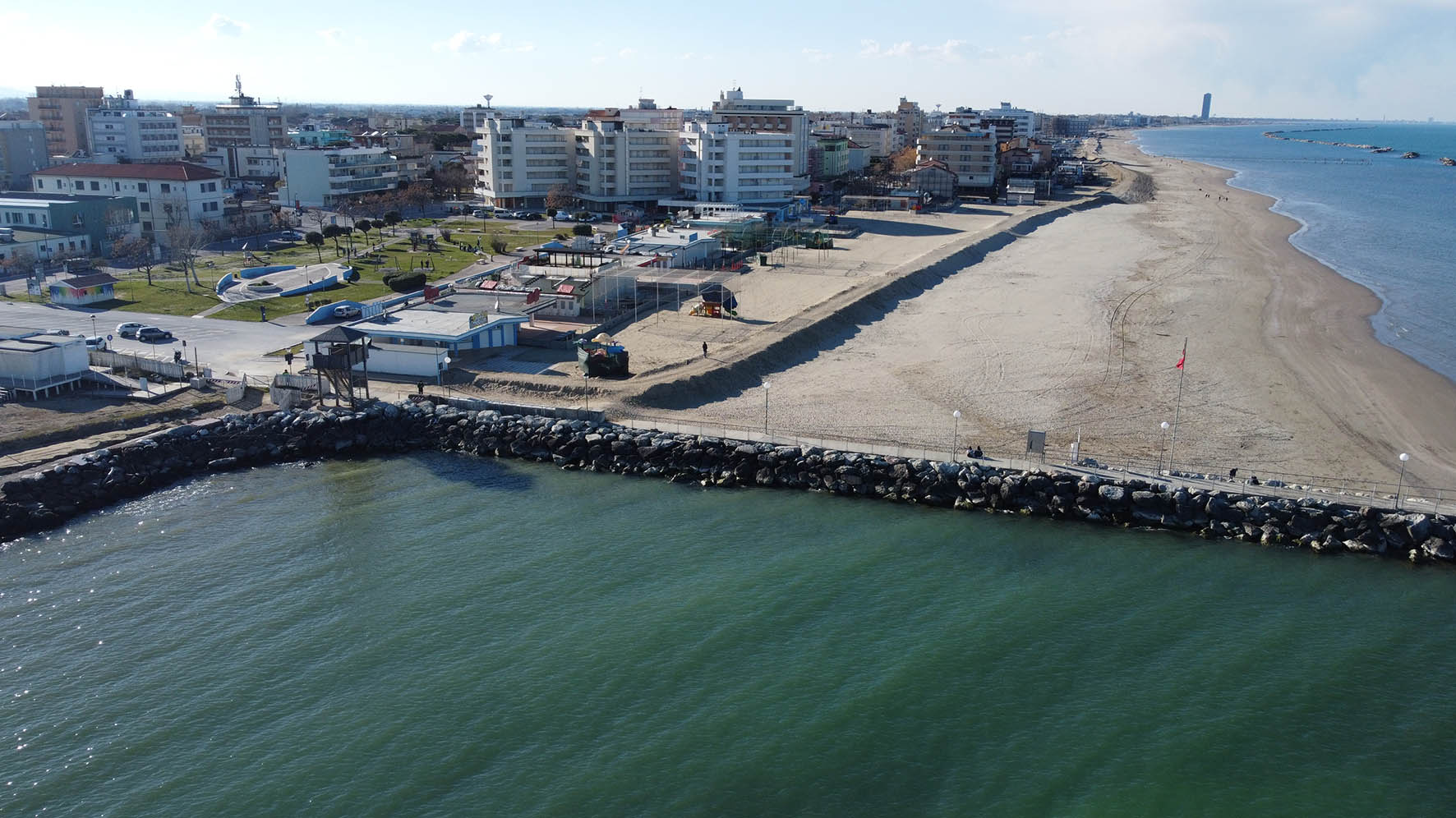 veduta di Gatteo Mare drone