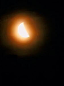 luna arancione