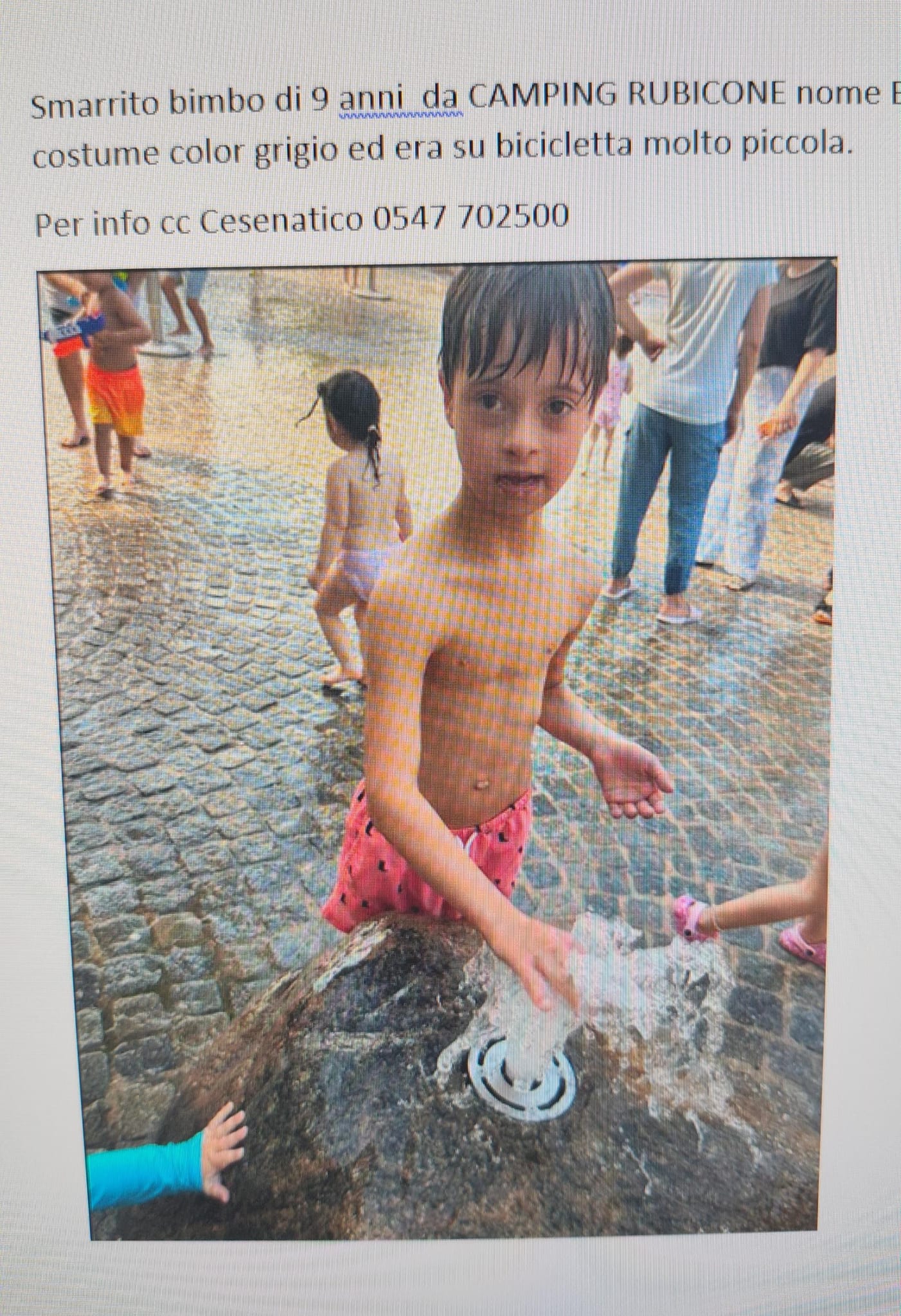 bambino smarrito