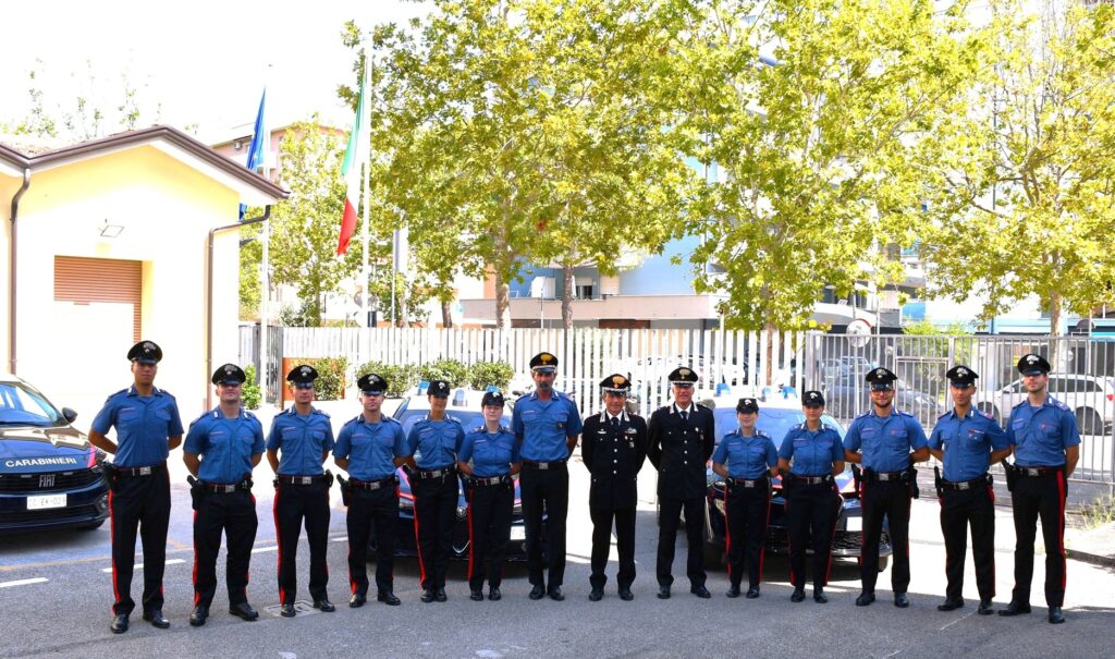 carabinieri di rinforzo compagnia cesenatico