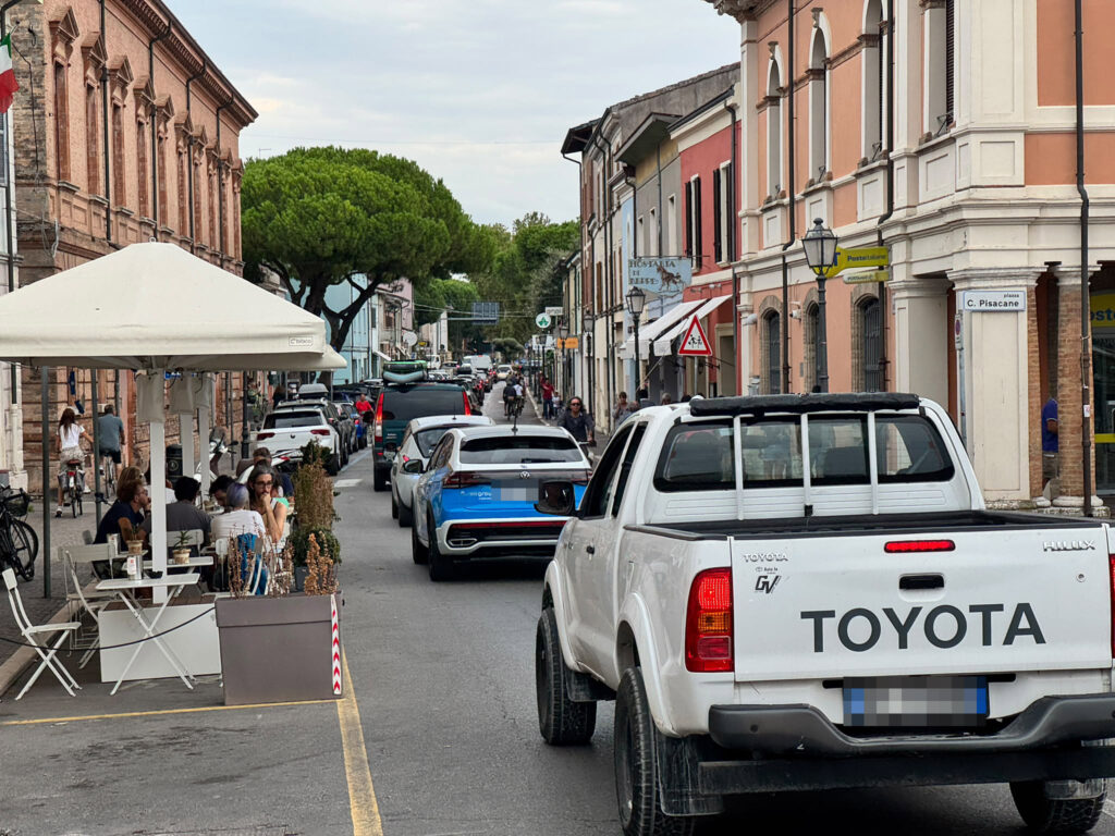 traffico via saffi