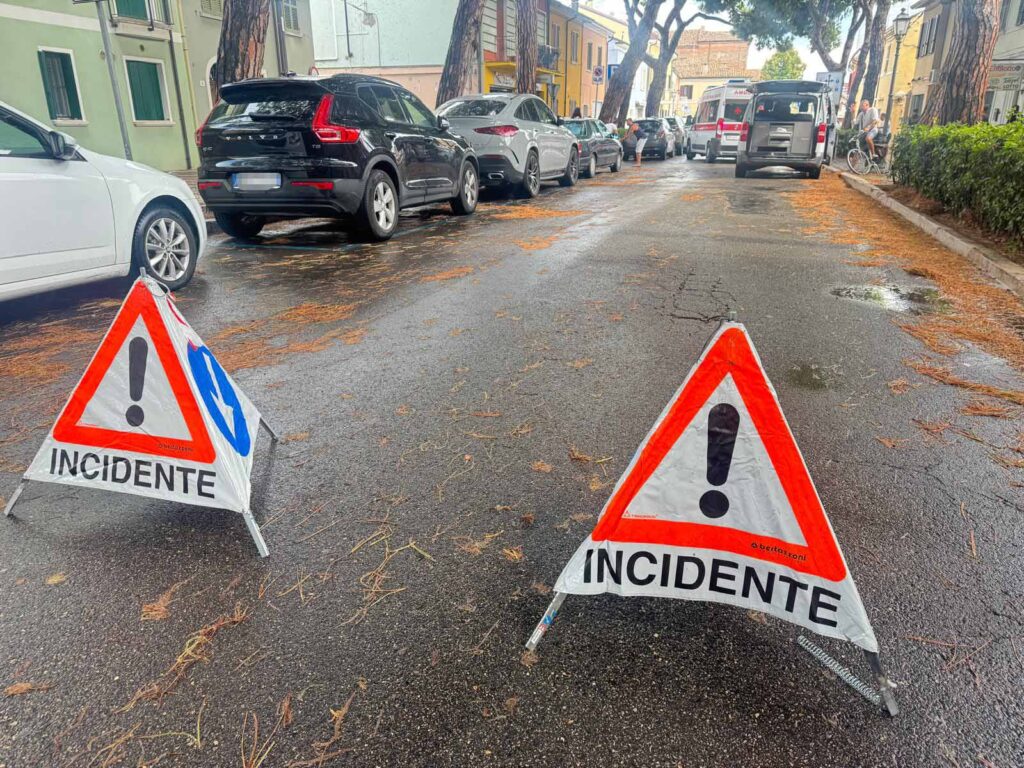 incidente scooter