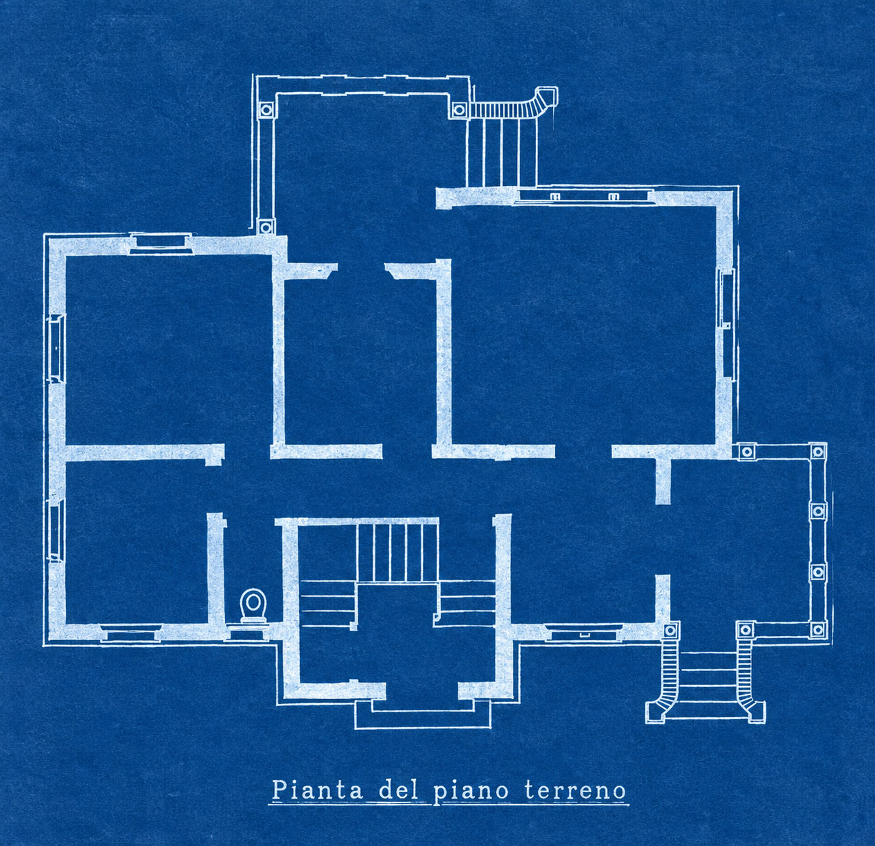pianta villa Magrini