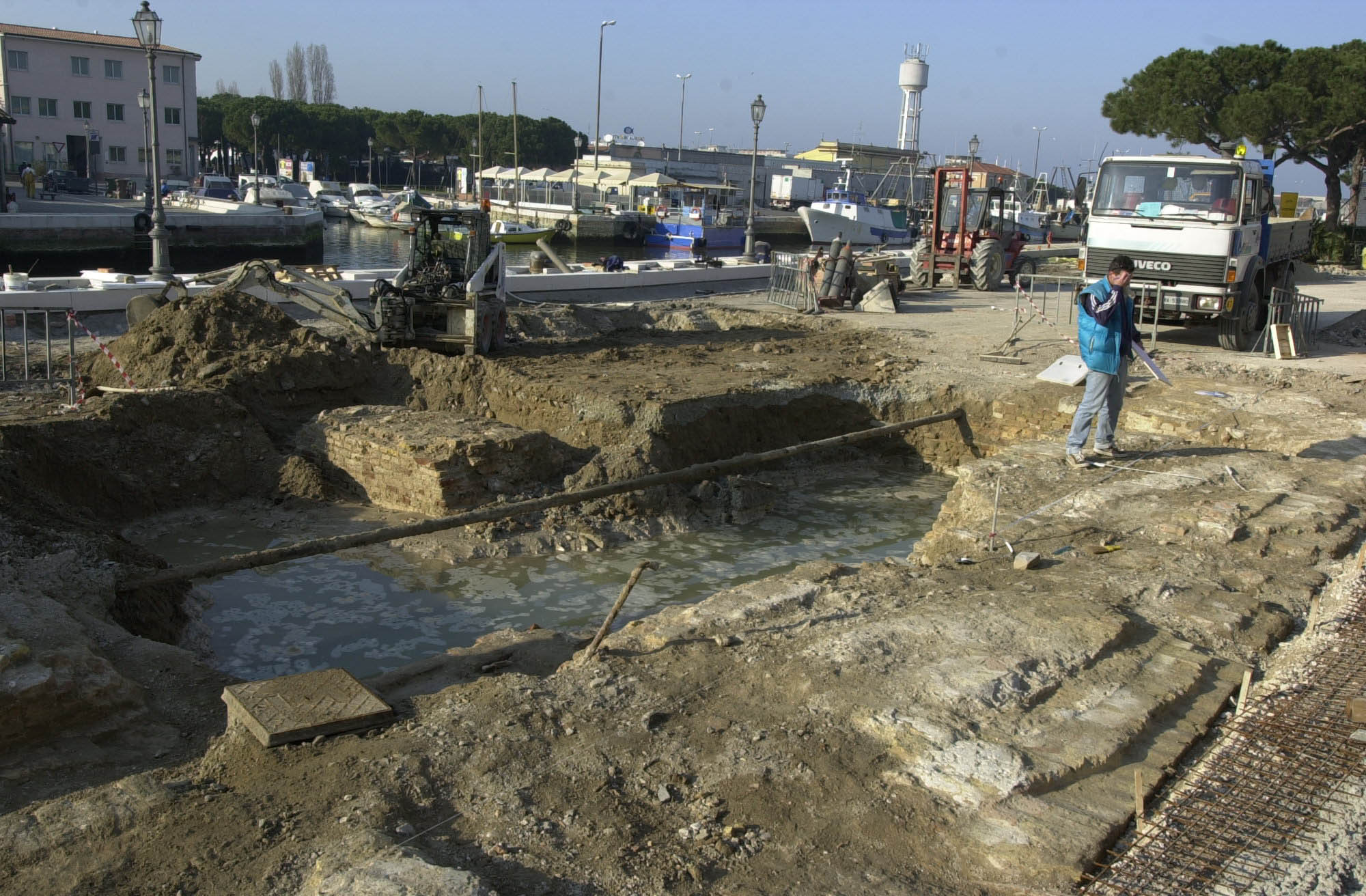 la torre pretoria di Cesenatico fondazioni