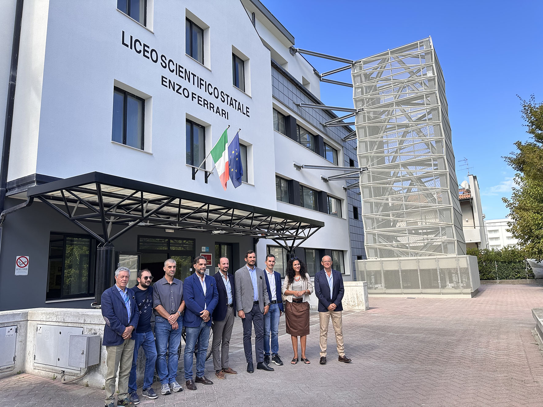 liceo ferrari inaugurazione lavori antisismici