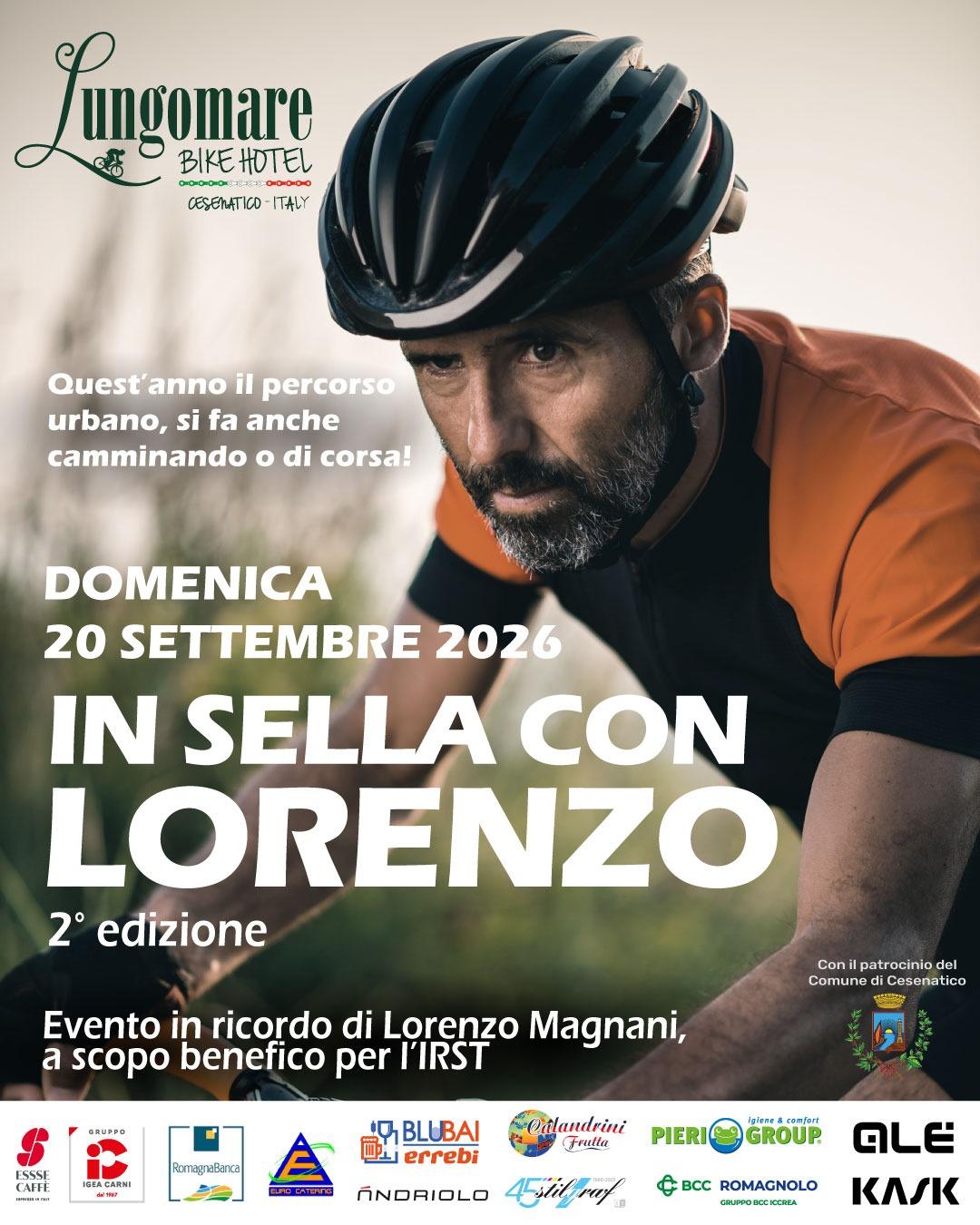 in sella con Lorenzo 2026