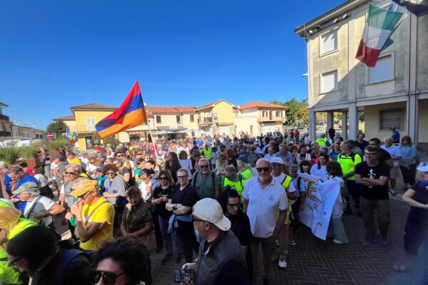 Gatteo partenza Marcia pace Rubicone
