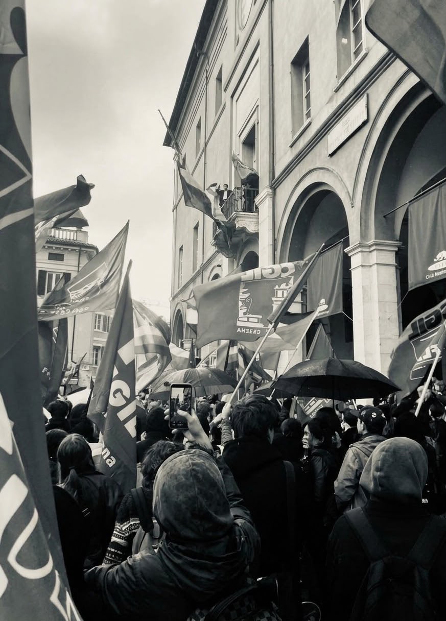 corteo studenti cesena