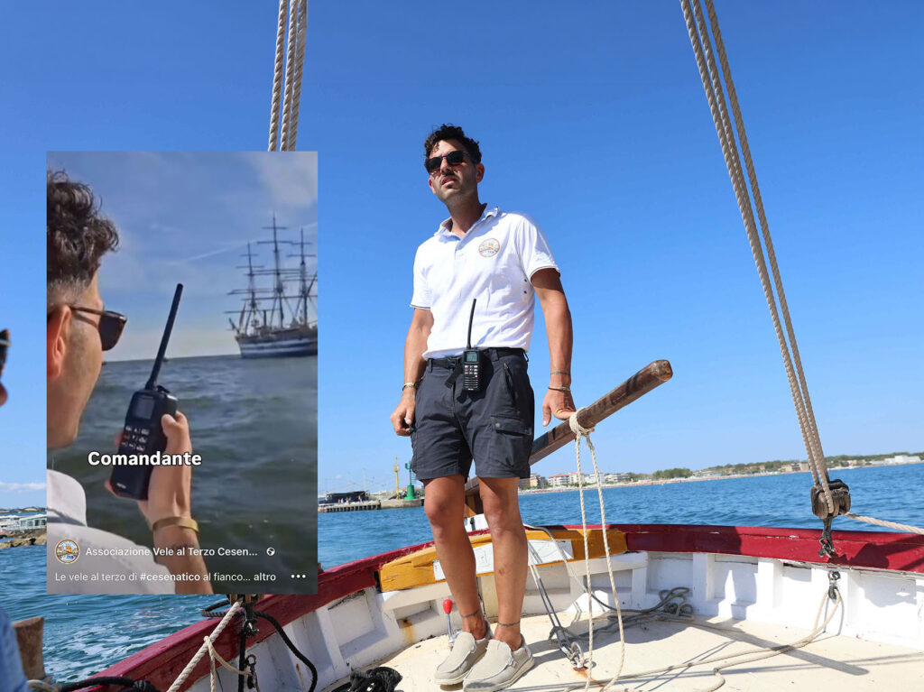 manuel Guidotti vele al terzo Amerigo Vespucci