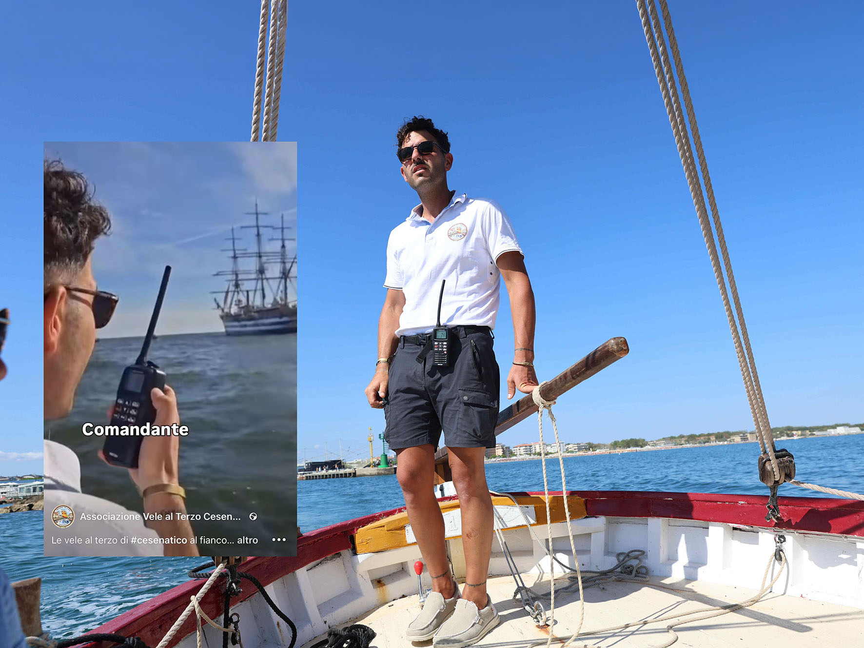 manuel Guidotti vele al terzo Amerigo Vespucci