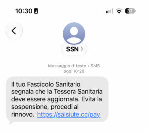truffa tessera sanitaria