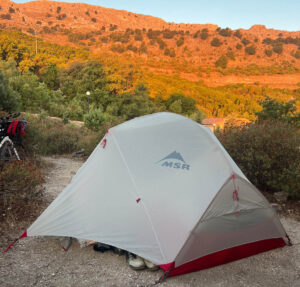 periplo Sardegna in bici tenda