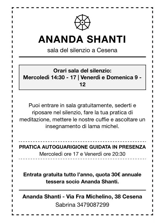 stanza del silenzio