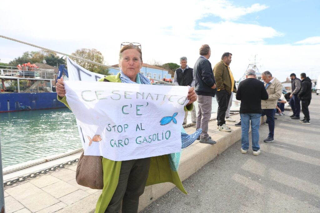 sciopero pescatori cesenatico